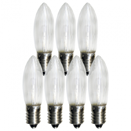 LED-lampor till ljusstakar och julgransljus 7-pack