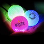 Ljusaktiverade lysande golfbollar, 3-pack