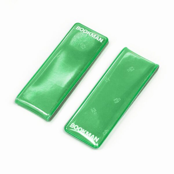Magnetiska reflexer, Rektangulär grön 2-pack